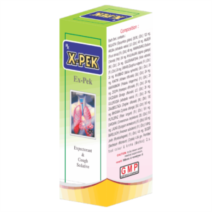 X-Pek Cough Syrup by Oeba India - Natural Herbal Relief for Chest Congestion and Dry Cough